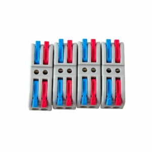 plastic wire connector component for electrical and industrial applications