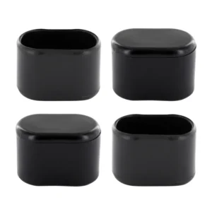 plastic oval tube cap for metal furniture and pipe ends