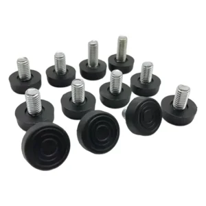 plastic bottom bush component for furniture and mechanical fittings
